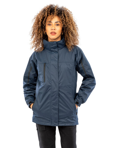 Result Ladies` 3-in-1 Journey Jacket, Royal/Black, S (10) bedrucken, Art.-Nr. 851333543