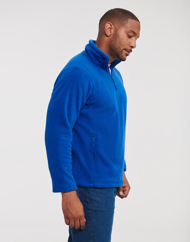 Russell Europe Quarter Zip Outdoor Fleece, Black, XS bedrucken, Art.-Nr. 852001012