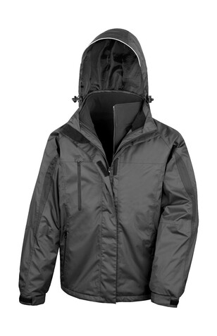 Result 3-in-1 Journey Jacket, Black/Black, S bedrucken, Art.-Nr. 853331773