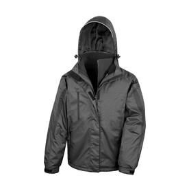 Result 3-in-1 Journey Jacket, Black/Black, S bedrucken, Art.-Nr. 853331773