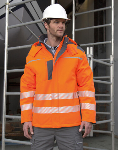 Result Dynamic SoftShell Coat, Fluorescent Orange, S bedrucken, Art.-Nr. 858334053