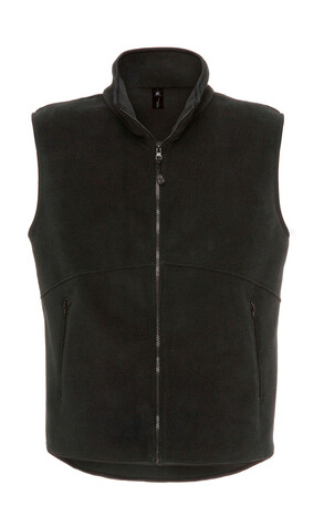 B &amp; C Traveller+ Bodywarmer Fleece, Black, XS bedrucken, Art.-Nr. 864421012