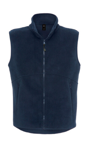 B &amp; C Traveller+ Bodywarmer Fleece, Navy, S bedrucken, Art.-Nr. 864422003
