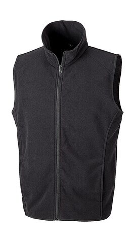 Result Micro Fleece Gilet, Black, 2XL bedrucken, Art.-Nr. 869331017