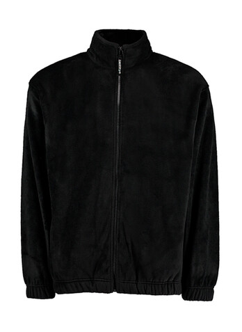Kustom Kit Classic Fit Full Zip Fleece, Black, XS bedrucken, Art.-Nr. 870111012