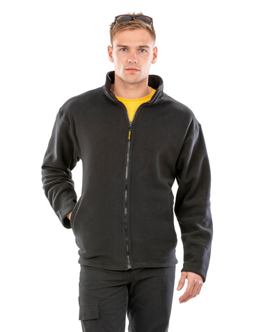 Result Horizon High Grade Microfleece Jacket, Black, 3XL bedrucken, Art.-Nr. 870331018