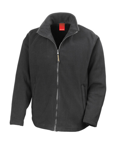 Result Horizon High Grade Microfleece Jacket, Black, 3XL bedrucken, Art.-Nr. 870331018