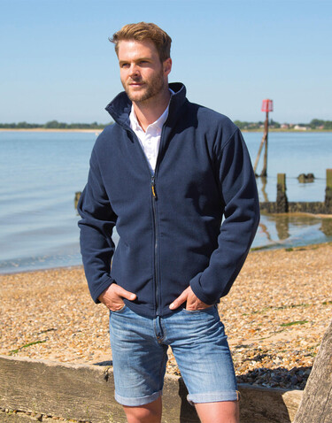 Result Horizon High Grade Microfleece Jacket, Black, 3XL bedrucken, Art.-Nr. 870331018