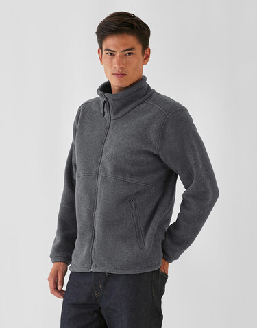 B &amp; C Icewalker+ Outdoor Full Zip Fleece, Black, XS bedrucken, Art.-Nr. 870421012