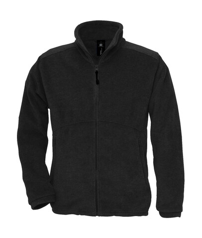 B &amp; C Icewalker+ Outdoor Full Zip Fleece, Black, XS bedrucken, Art.-Nr. 870421012