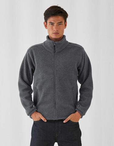B &amp; C Icewalker+ Outdoor Full Zip Fleece, Black, XS bedrucken, Art.-Nr. 870421012