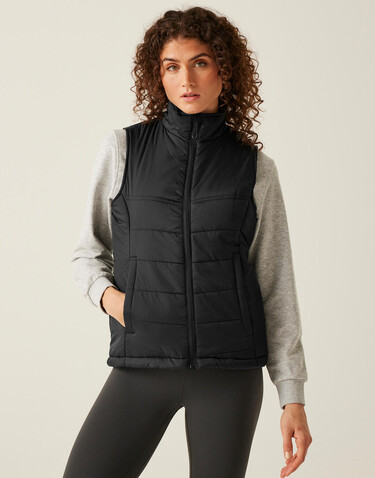 Regatta Women`s Stage II Bodywarmer, Black, 10 (36) bedrucken, Art.-Nr. 871171013