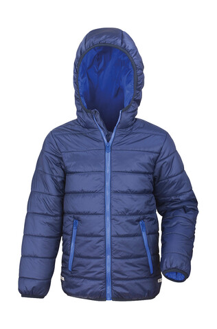 Result Junior/Youth Soft Padded Jacket, Navy/Royal, XL (11-12) bedrucken, Art.-Nr. 881332376