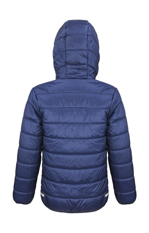 Result Junior/Youth Soft Padded Jacket, Black/Orange, 2XS (2-3) bedrucken, Art.-Nr. 881331781