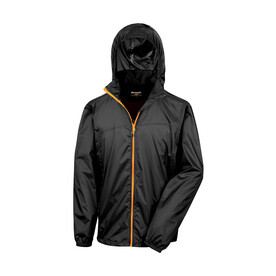 Result HDI Quest Lightweight Stowable Jacket, Black/Orange, XS bedrucken, Art.-Nr. 889331782 Result HDI Quest Lightweight Stowable Jacket, Black/Orange, XS bedrucken, Art.-Nr. 889331782