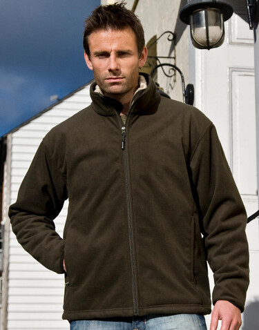 Result Climate Stopper Water Resistant Fleece, Moss Green, XL bedrucken, Art.-Nr. 890335166