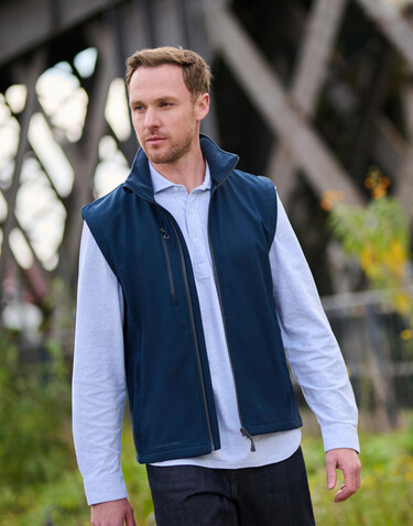 Regatta Honestly Made Recycled Softshell Bodywarmer, Navy, L bedrucken, Art.-Nr. 894172005