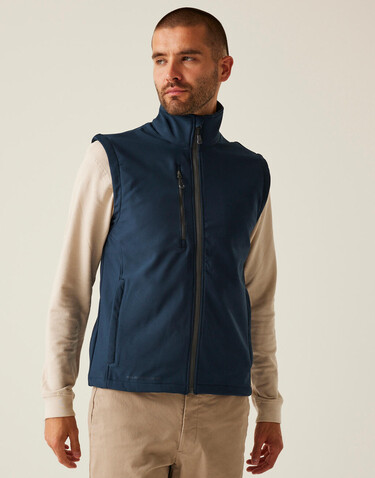 Regatta Honestly Made Recycled Softshell Bodywarmer, Navy, L bedrucken, Art.-Nr. 894172005