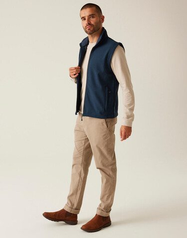 Regatta Honestly Made Recycled Softshell Bodywarmer, Navy, L bedrucken, Art.-Nr. 894172005