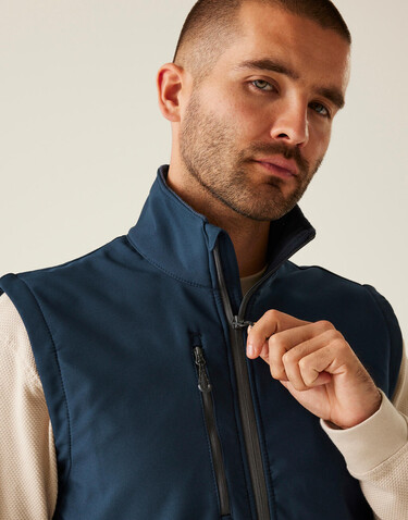 Regatta Honestly Made Recycled Softshell Bodywarmer, Navy, L bedrucken, Art.-Nr. 894172005