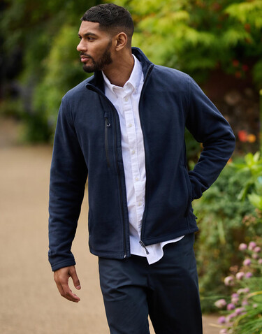 Regatta Honestly Made Recycled Full Zip Fleece, Navy, XL bedrucken, Art.-Nr. 895172006