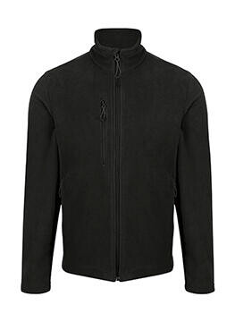 Regatta Honestly Made Recycled Full Zip Fleece, Black, 2XL bedrucken, Art.-Nr. 895171017