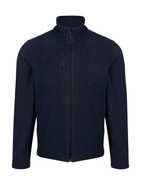Regatta Honestly Made Recycled Full Zip Fleece, Navy, XL bedrucken, Art.-Nr. 895172006