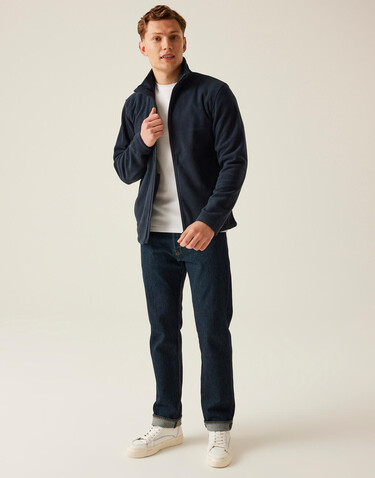 Regatta Honestly Made Recycled Full Zip Fleece, Navy, XL bedrucken, Art.-Nr. 895172006