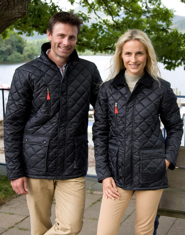 Result Cheltenham Gold Jacket, Black, 2XL bedrucken, Art.-Nr. 896331017