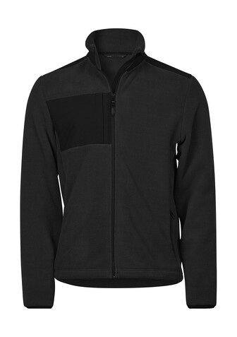 Tee Jays Mountain Fleece, Black/Black, 3XL bedrucken, Art.-Nr. 899541778