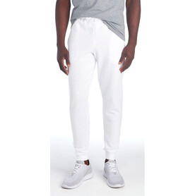 Jerzees NuBlend Pocketed Jogger Sweatpants, White, S bedrucken, Art.-Nr. 900370003