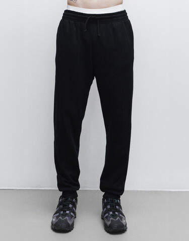 True Blanks Mens Regular Sweatpants, Black, M bedrucken, Art.-Nr. 900411012