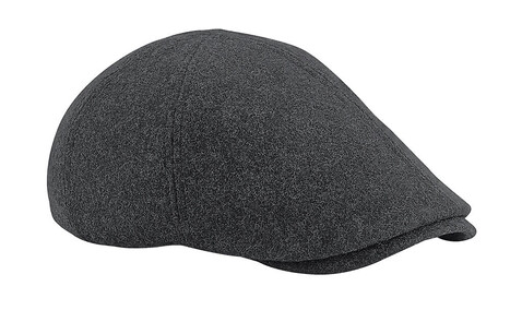Beechfield Melton Wool Ivy Cap, Charcoal Marl, One Size bedrucken, Art.-Nr. 901691340