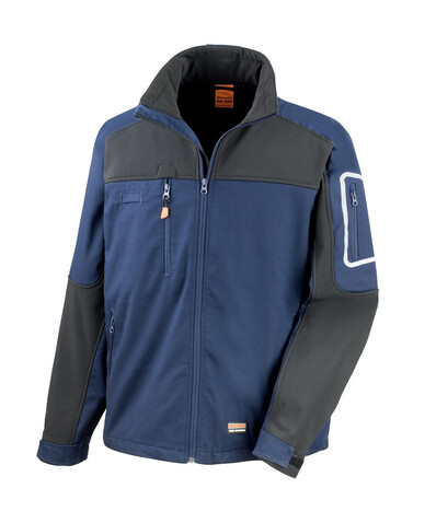 Result Work-Guard Sabre Stretch Jacket, Navy/Black, 3XL bedrucken, Art.-Nr. 902332408