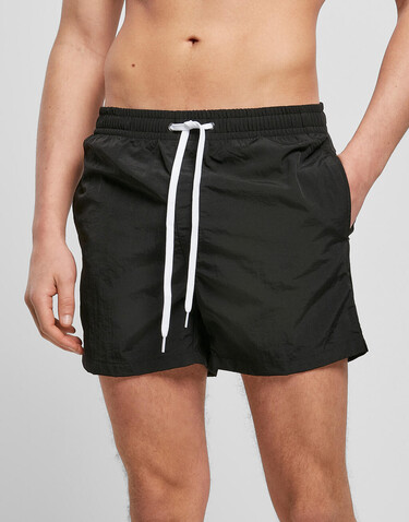 Build Your Brand Swim Shorts, Black, XS bedrucken, Art.-Nr. 902391010