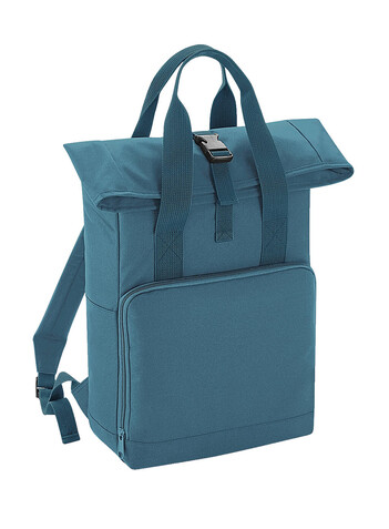 Bag Base Recycled Twin Handle Roll-Top Backpack, Burgundy, One Size bedrucken, Art.-Nr. 903294480