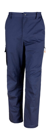 Result Work-Guard Stretch Trousers Long, Navy, XL (38/34") bedrucken, Art.-Nr. 904332004