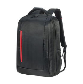 Shugon Kiel Urban Laptop Backpack, Black/Red, One Size bedrucken, Art.-Nr. 904381540