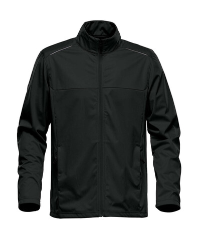 StormTech Men`s Greenwich Softshell, Black, XL bedrucken, Art.-Nr. 905181016