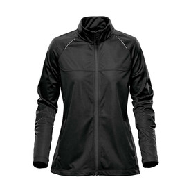 StormTech Women`s Greenwich Softshell, Black, S bedrucken, Art.-Nr. 906181013