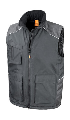 Result Work-Guard Vostex Bodywarmer, Black, 3XL bedrucken, Art.-Nr. 906331018