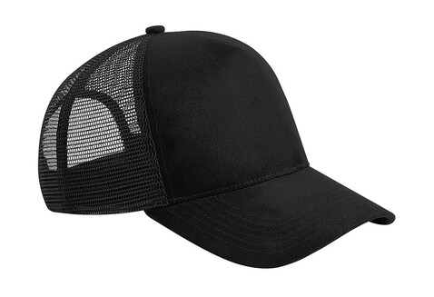 Beechfield Suede Snapback Trucker, Black, One Size bedrucken, Art.-Nr. 908691010