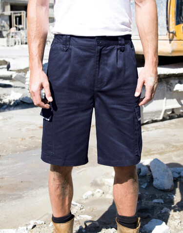 Result Work-Guard Action Shorts, Grey, XS bedrucken, Art.-Nr. 909331212