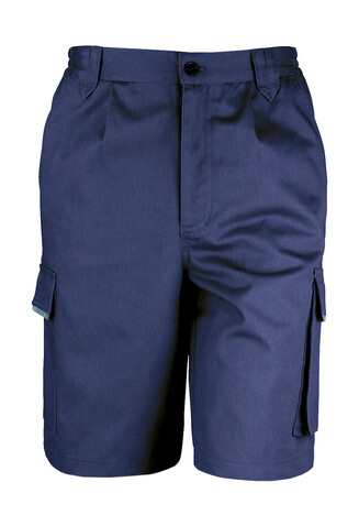 Result Work-Guard Action Shorts, Navy, 4XL bedrucken, Art.-Nr. 909332009