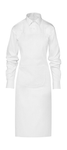 SG ACCESSORIES - BISTRO BUDAPEST Festival Apron with Pocket, White, One Size bedrucken, Art.-Nr. 909590000