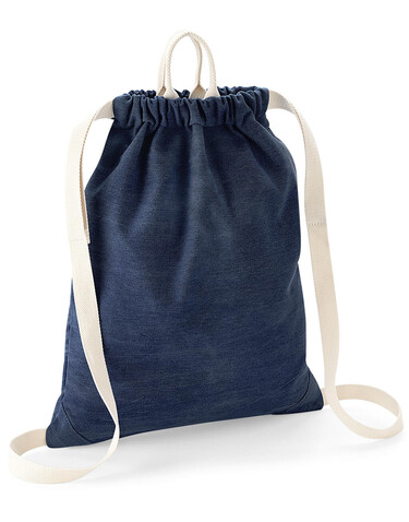 Bag Base Denim Gymsac, Light Denim, One Size bedrucken, Art.-Nr. 910293290