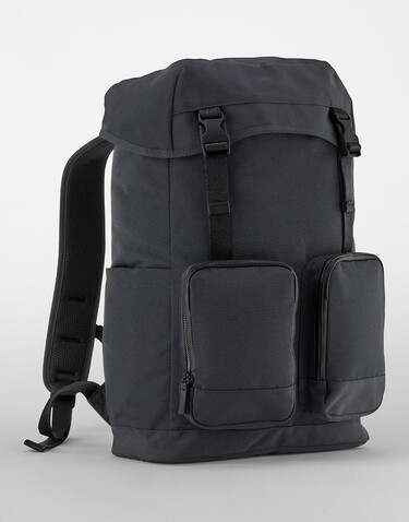 Quadra Stockholm Laptop Rucksack, Black, One Size bedrucken, Art.-Nr. 911301010