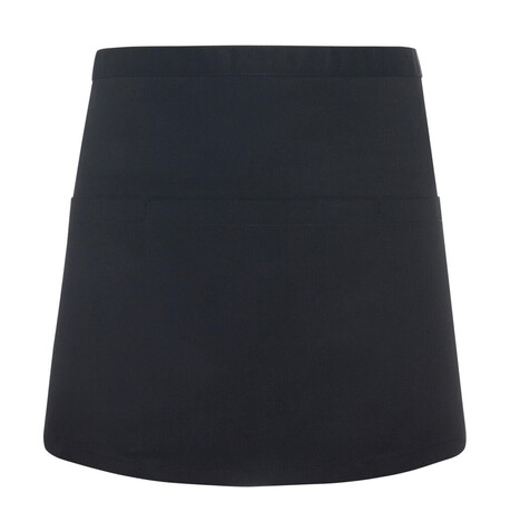 Karlowsky Waist Apron Basic with Pockets, Black, One Size bedrucken, Art.-Nr. 911671010