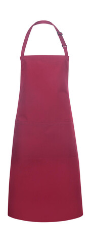 Karlowsky Bib Apron Basic with Pocket, White, One Size bedrucken, Art.-Nr. 913670000