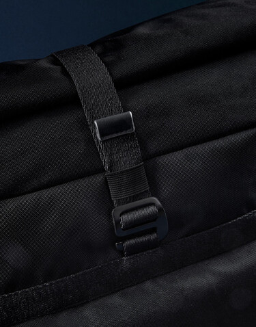 Quadra Axis Roll-Top Backpack, Black, One Size bedrucken, Art.-Nr. 914301010